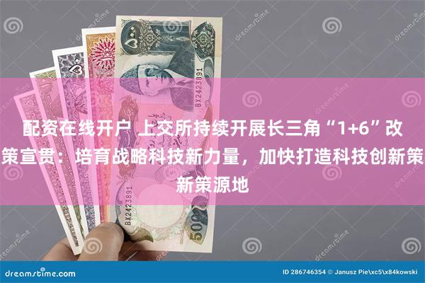 配资在线开户 上交所持续开展长三角“1+6”改革政策宣贯：培育战略科技新力量，加快打造科技创新策源地