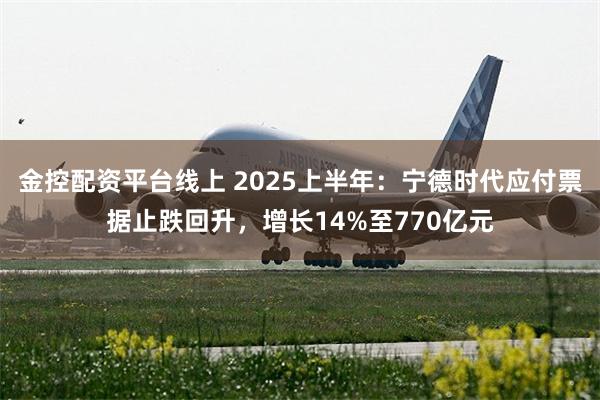 金控配资平台线上 2025上半年：宁德时代应付票据止跌回升，增长14%至770亿元